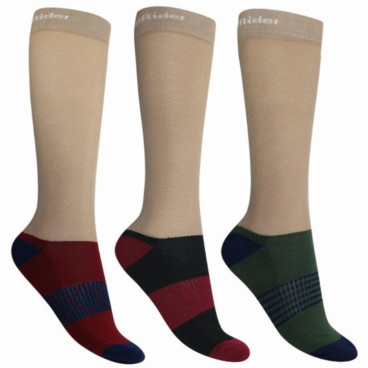 TuffRider EquiCool Ventilated Riding Socks-3 pack - offthespeed