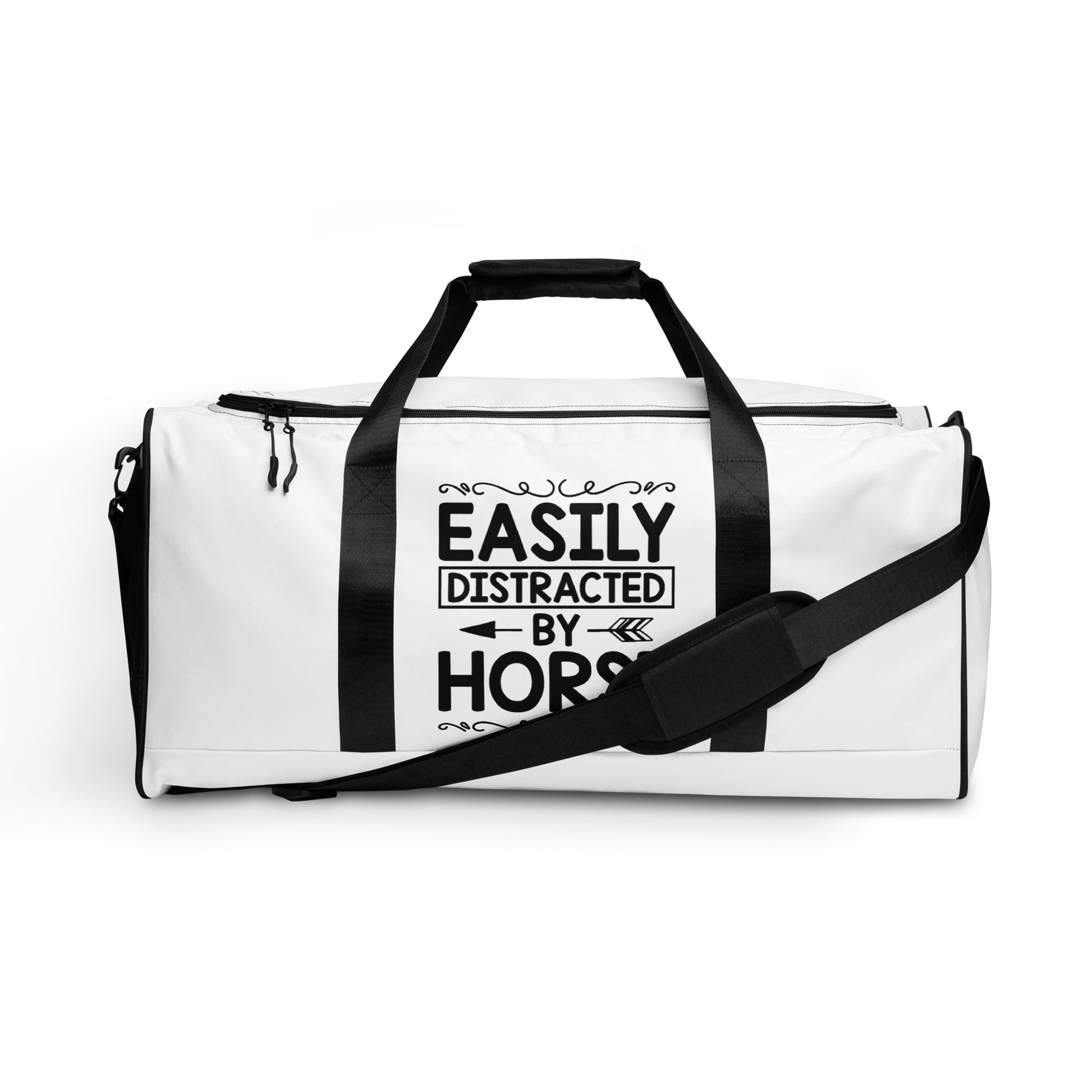 Duffle bag- Distracted By Horses - offthespeed