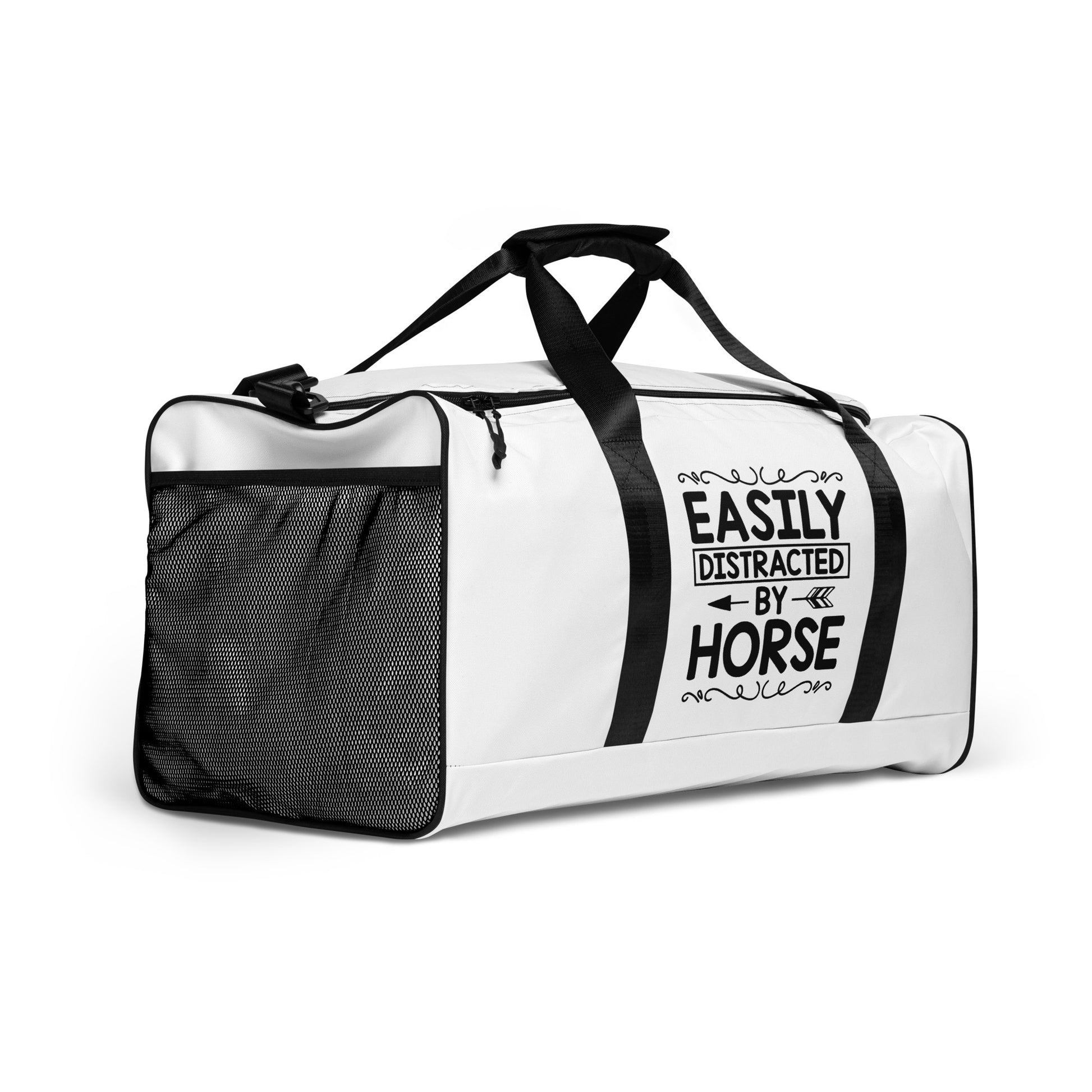 Duffle bag- Distracted By Horses - offthespeed