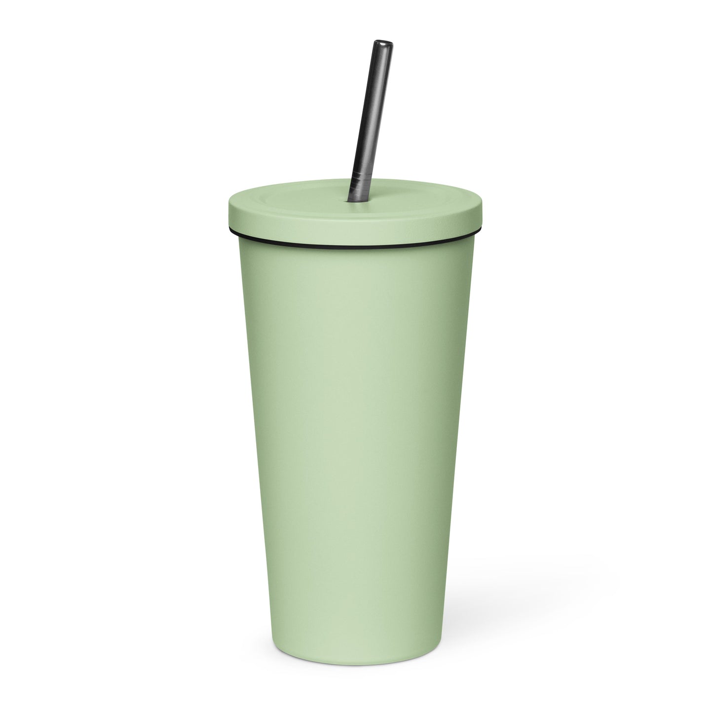 Insulated tumbler with a straw- Crazy Horse 5 - offthespeed
