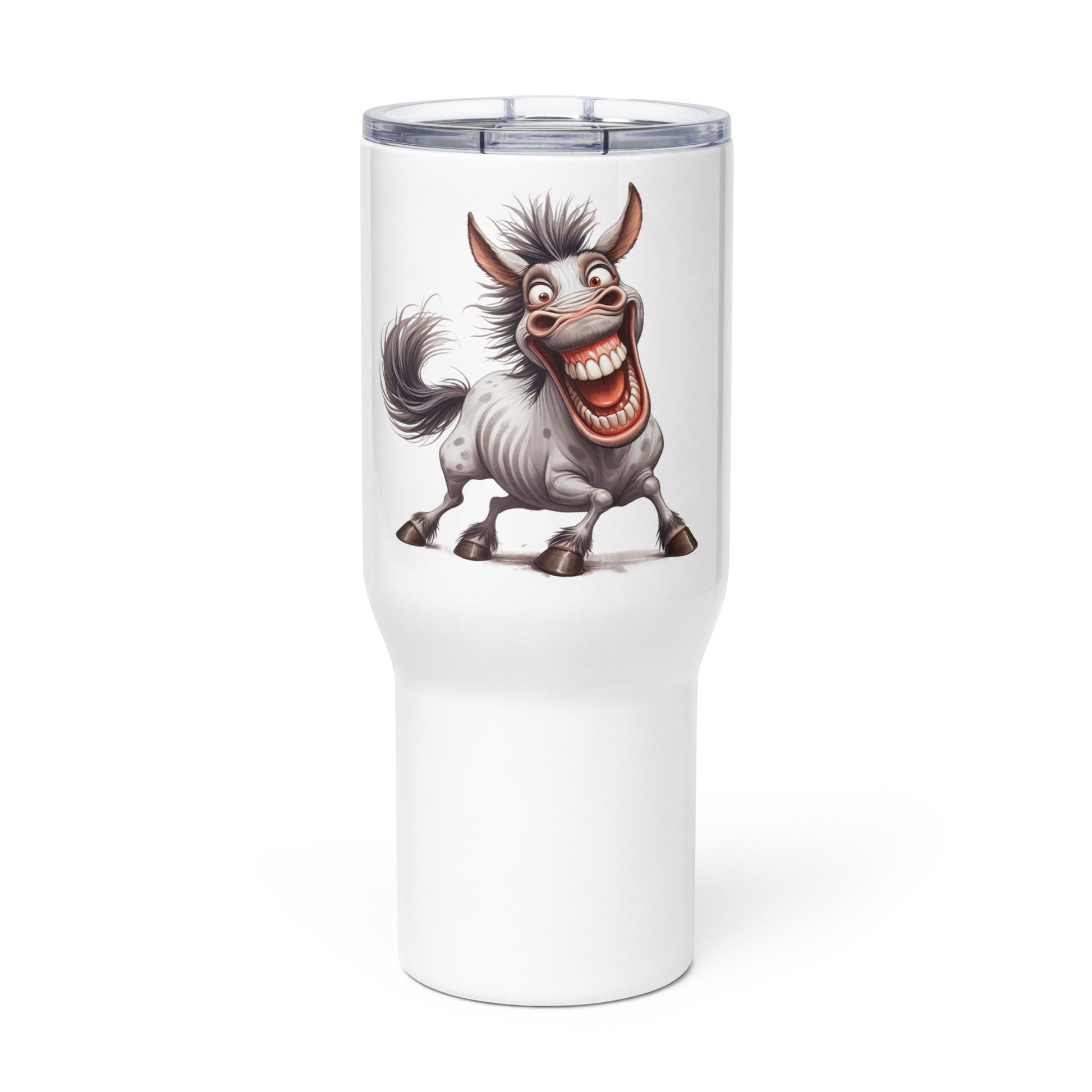 Travel mug with a handle- Crazy Horse 39 - offthespeed